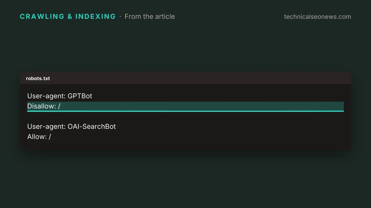 robots.txt line: Disallow: /