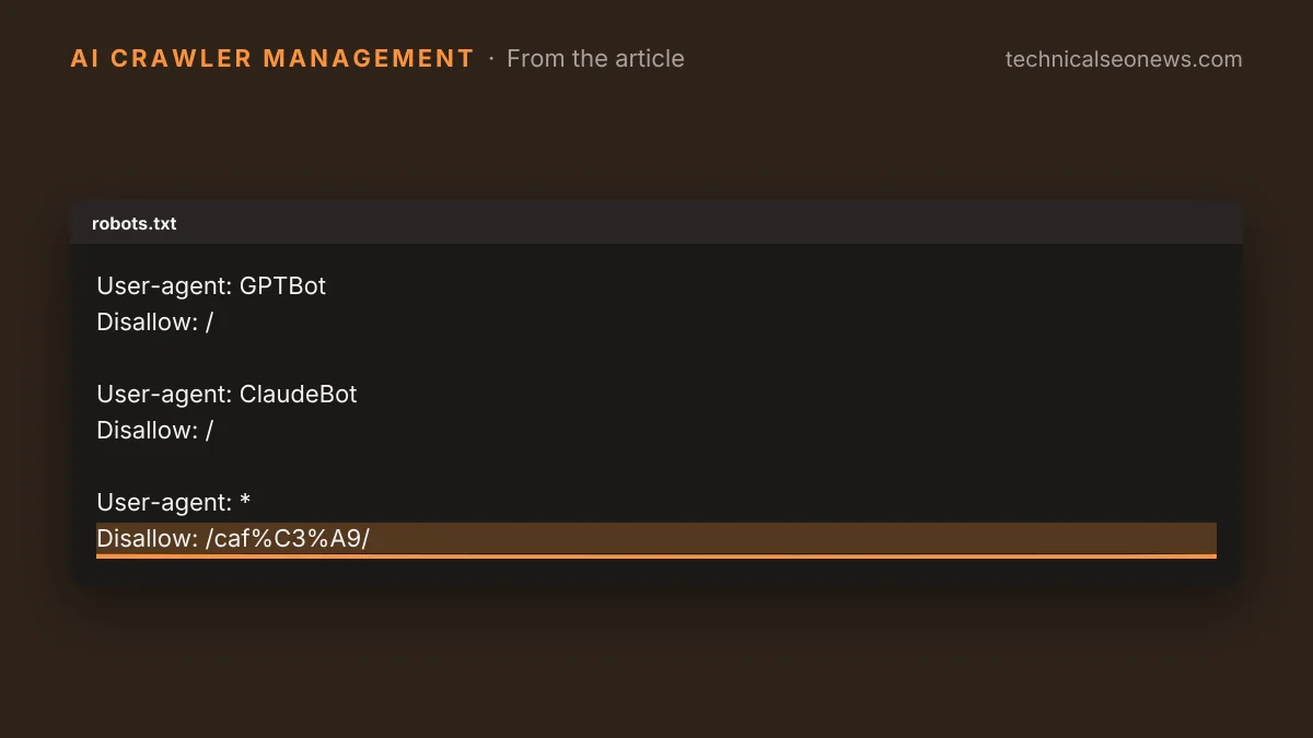 robots.txt line: Disallow: /caf%C3%A9/