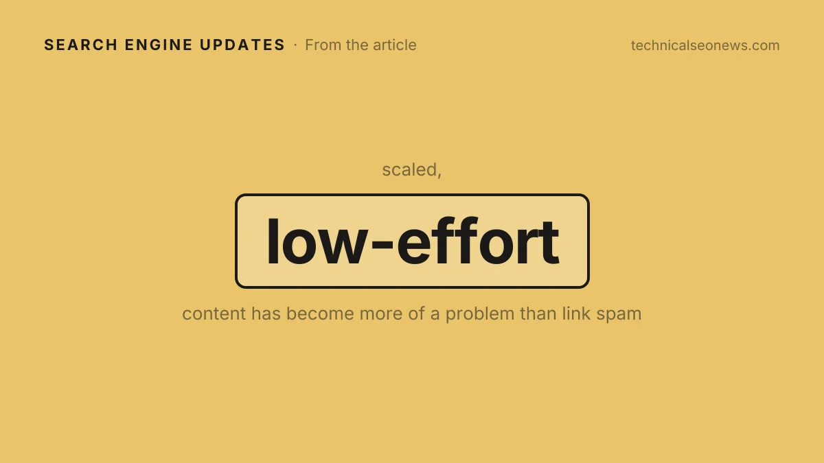 scaled, low-effort content has become more of a…